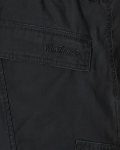 Wild Things Shorts^Cotton Cargo Shorts Black