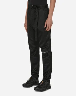 sacai Pants^Cotton Chino Knee Zip Pants Black