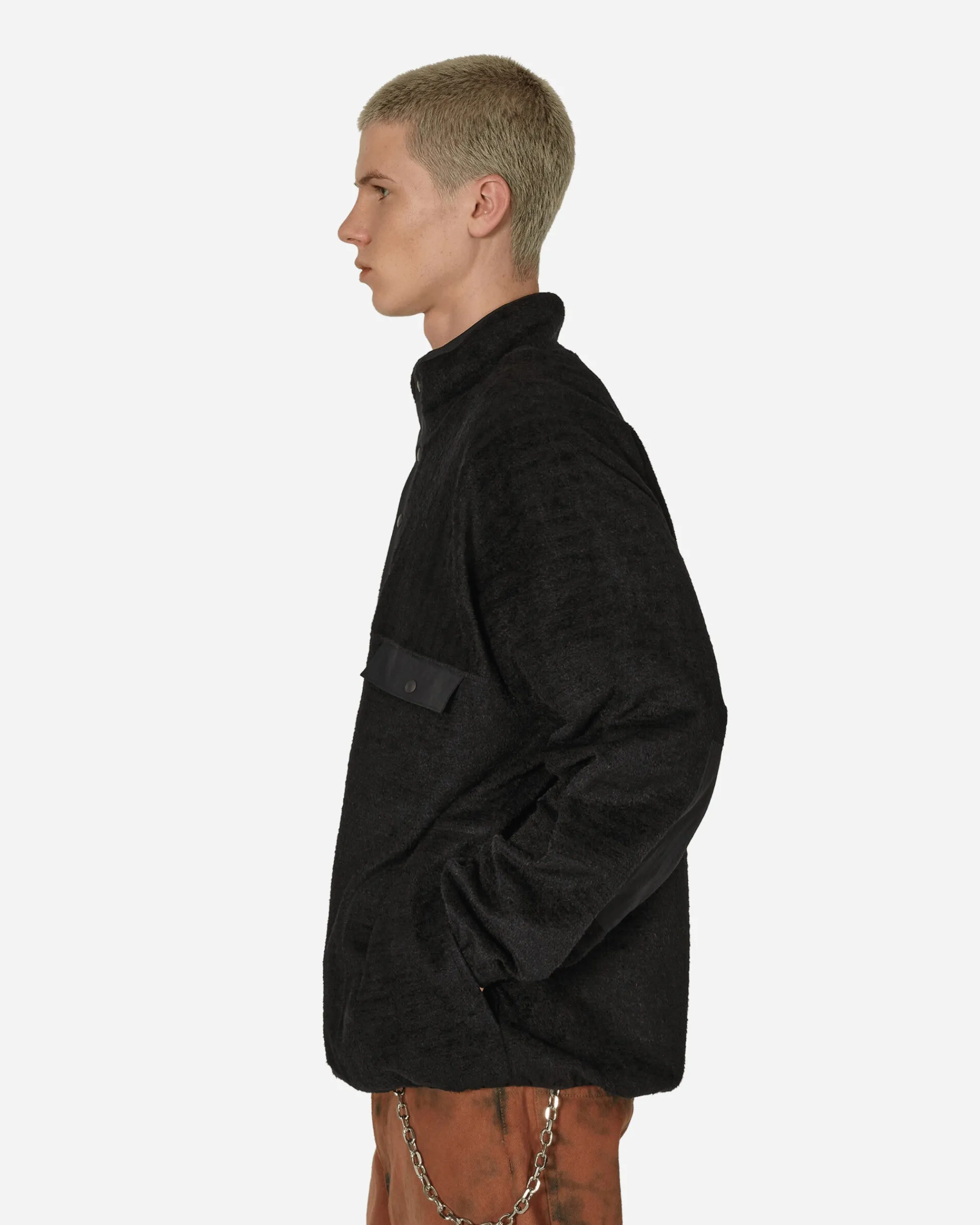 Comme Des Garçons Homme Coats And Jackets^Cotton Fleece Pullover Black
