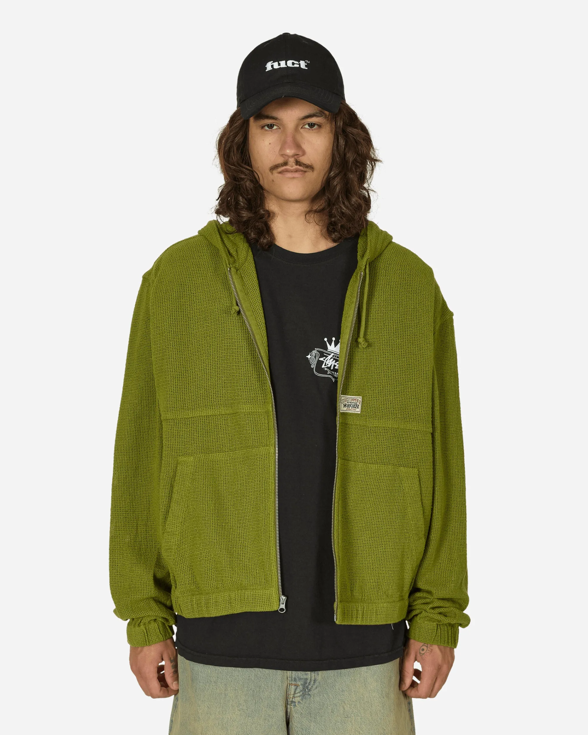 Stüssy Coats And Jackets^Cotton Mesh Work Jacket Green