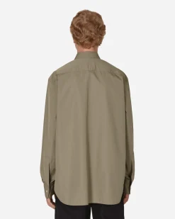 Jil Sander Shirts^Cotton Shirt Green