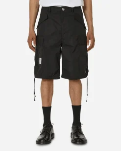 Undercover Shorts^Cotton Shirt Tour Me Shorts Black