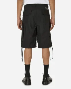 Undercover Shorts^Cotton Shirt Tour Me Shorts Black