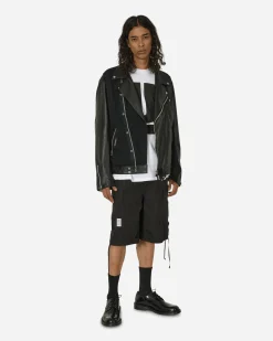 Undercover Shorts^Cotton Shirt Tour Me Shorts Black