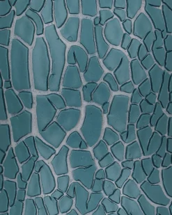 Houseplant Home^Crackle Vase By Seth Light Blue