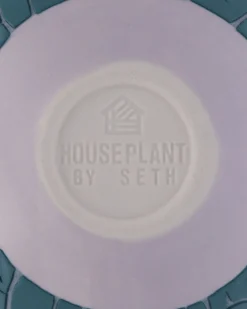 Houseplant Home^Crackle Vase By Seth Light Blue
