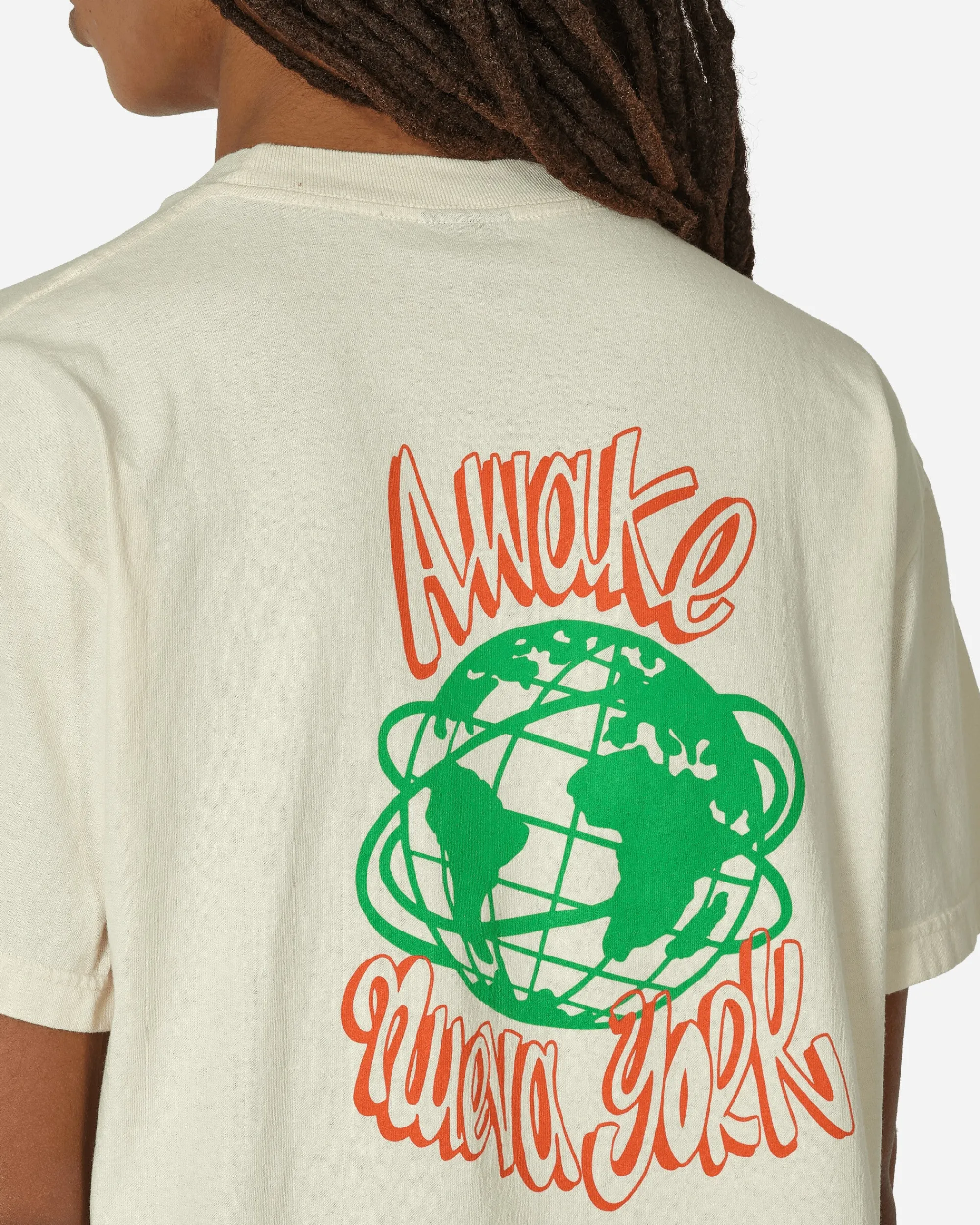 Awake NY T-Shirts^Crawford T-Shirt Off White