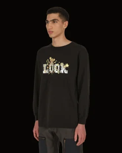 Lqqk T-Shirts^Creature Logo Longsleeve T-Shirt Black
