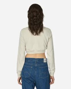 Nike Sweatshirts^Crewneck Cropped French Terry Top Light Orewood Brown