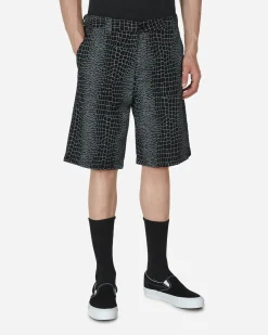 Fucking Awesome Shorts^Crocodile Shorts Black