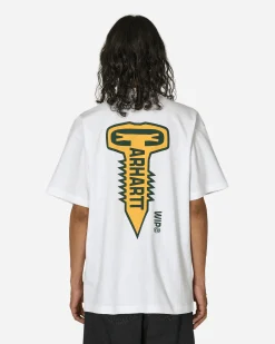 Carhartt WIP T-Shirts^Cross Screw T-Shirt White