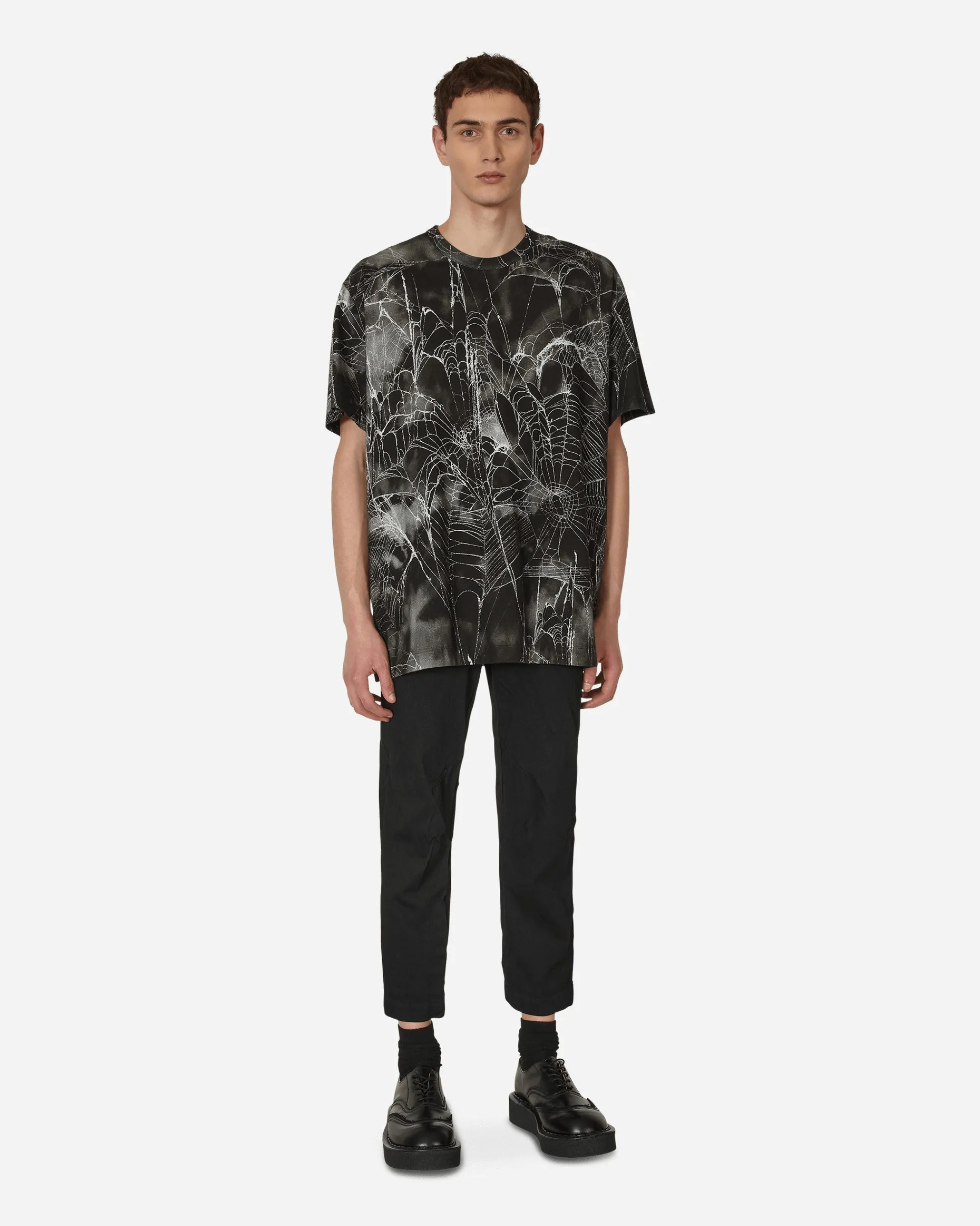 Comme Des Garçons Black Pants^Crumpled Polyester Pants Black