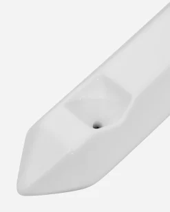 Summerland Ceramics High Times^Crystal Voyager Pipe White