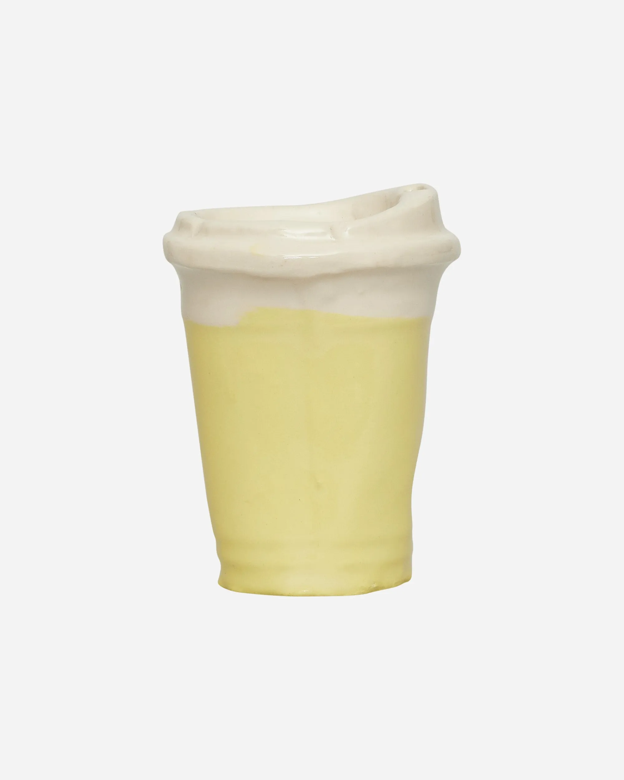 Big Bell Ceramics High Times^Cup Pipe Yellow