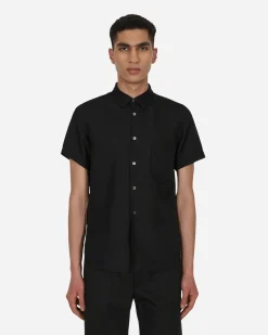 Comme Des Garçons Black Shirts^Cupro Shortsleeve Shirt Black