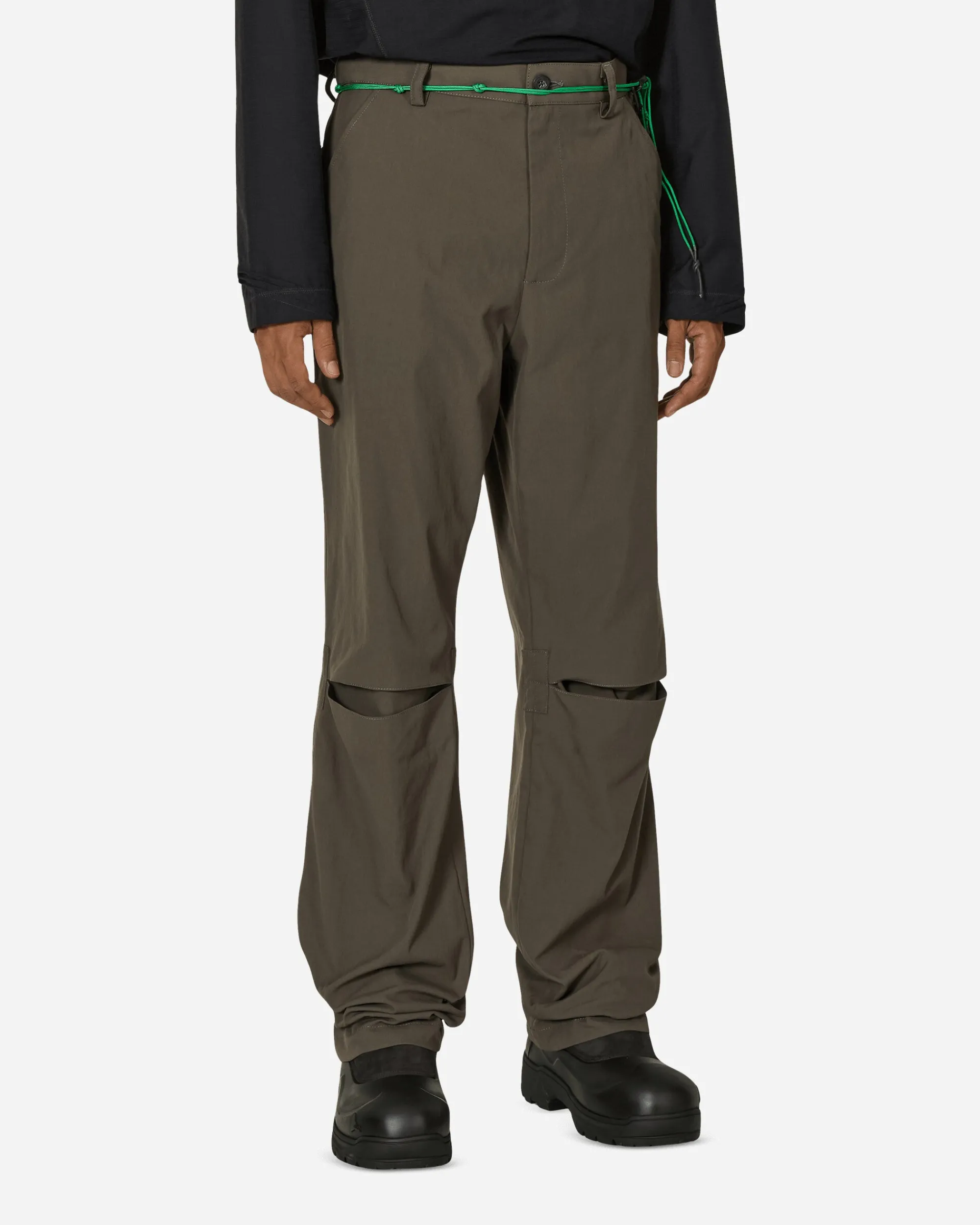 GR10K Pants^Cut Knee Pants Dove Grey