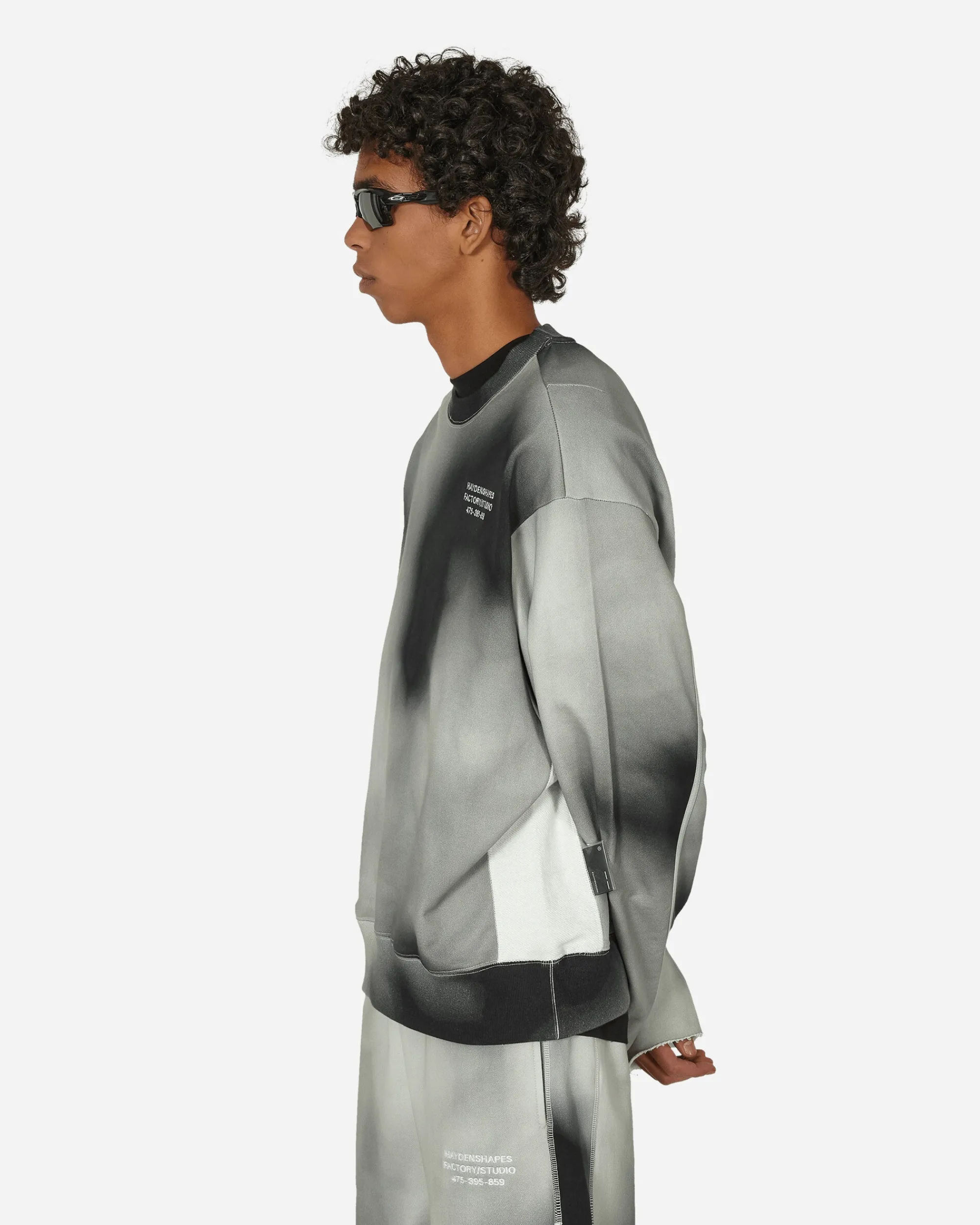 Haydenshapes Sweatshirts^Cut Off Crewneck Sweatshirt Moonscape