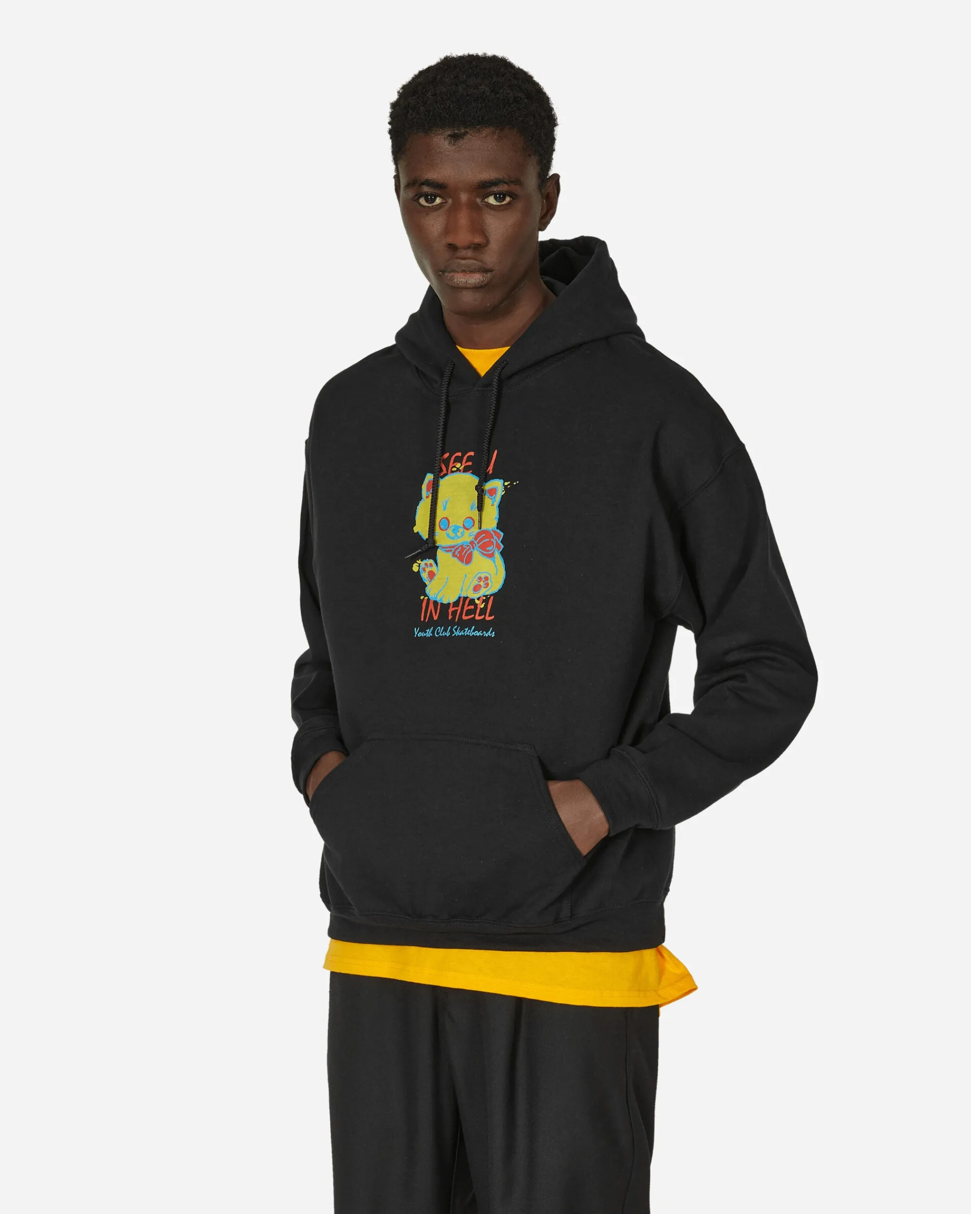 Youth Club Sweatshirts^Cutie Hoodie Black