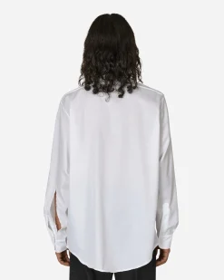 Random Identities Shirts^Cut-Out Longsleeve Shirt White