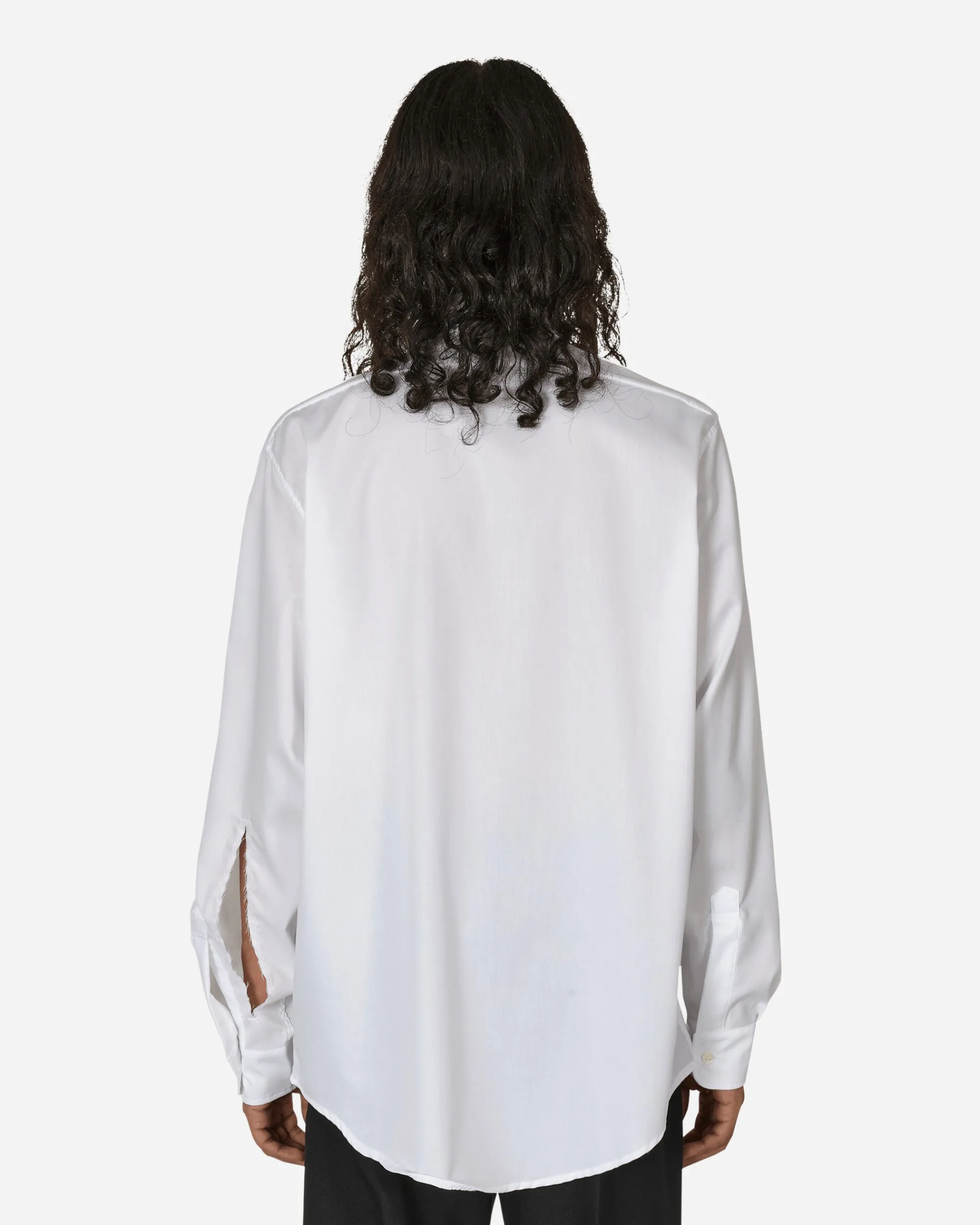Random Identities Shirts^Cut-Out Longsleeve Shirt White