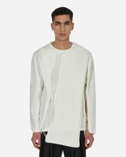 Comme Des Garçons Homme Plus Knitwear^Cut-Out Sweater White