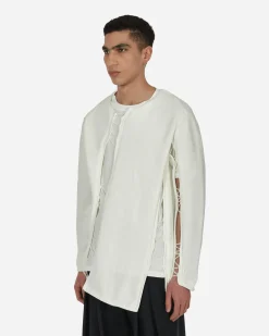 Comme Des Garçons Homme Plus Knitwear^Cut-Out Sweater White