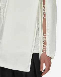 Comme Des Garçons Homme Plus Knitwear^Cut-Out Sweater White