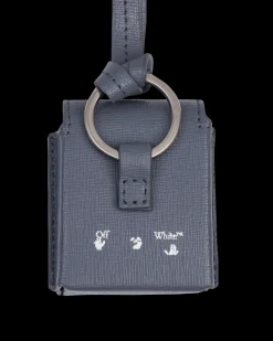 Off-White Tech And Audio^3D Diag Saff Airpods Case Grey