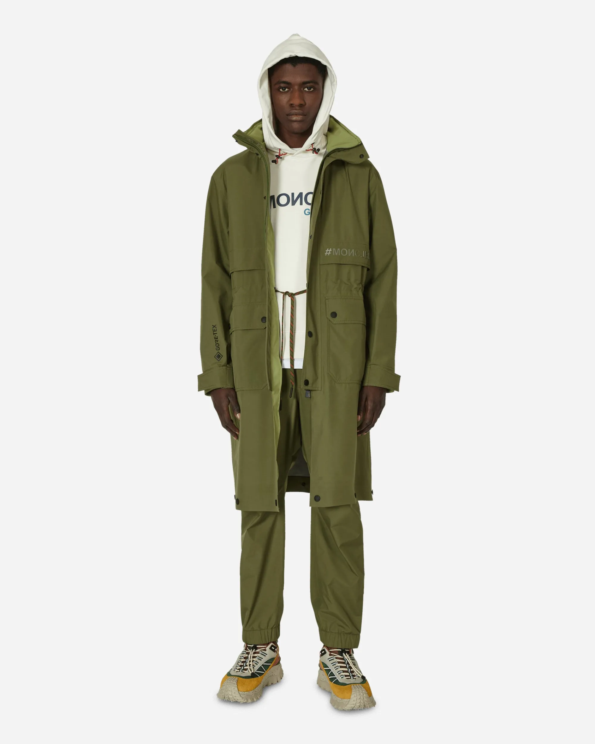 Moncler Grenoble Sweatshirts^Day-Namic Hooded Sweatshirt White