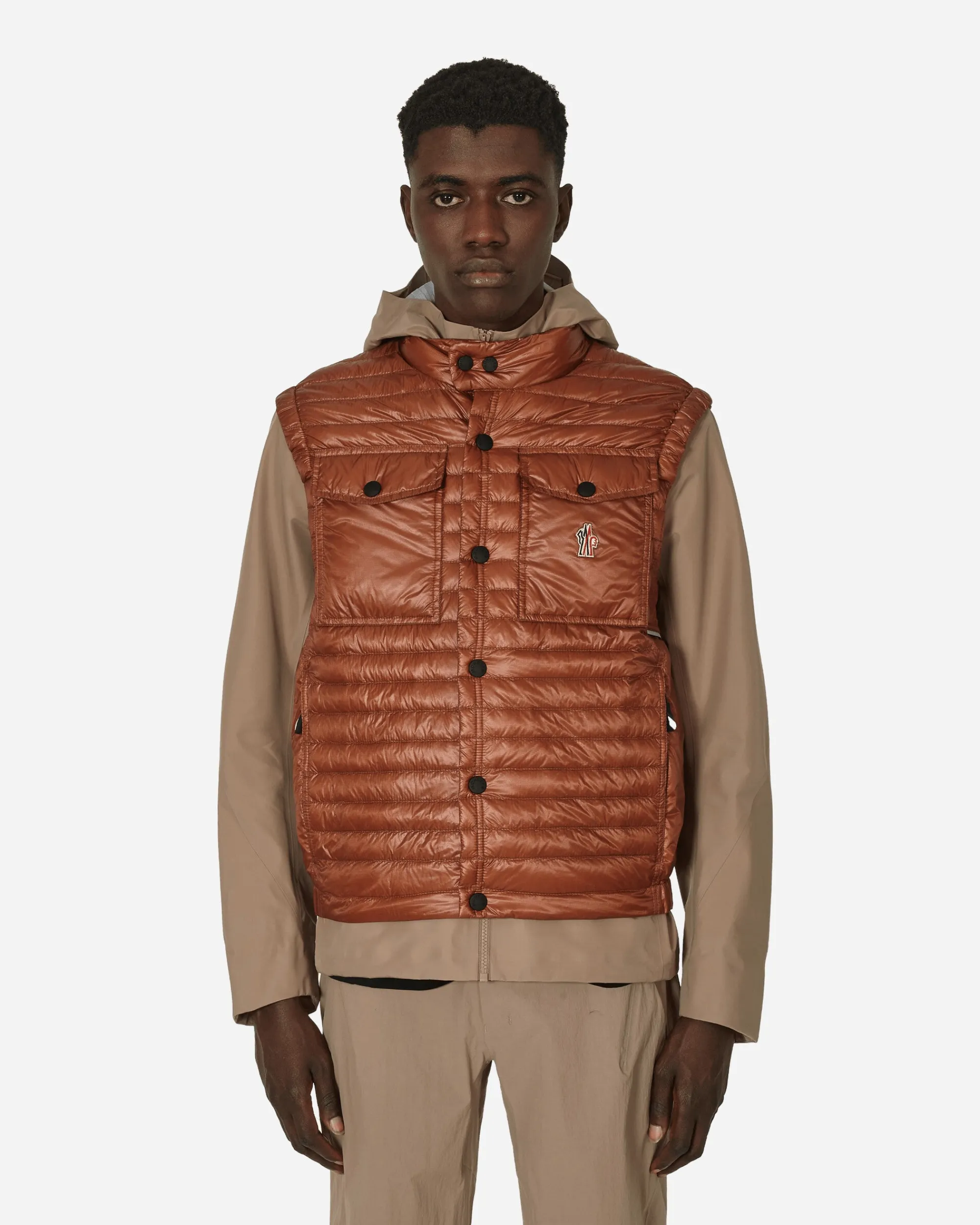 Moncler Grenoble Coats And Jackets^Day-Namic Ollon Down Vest Brown