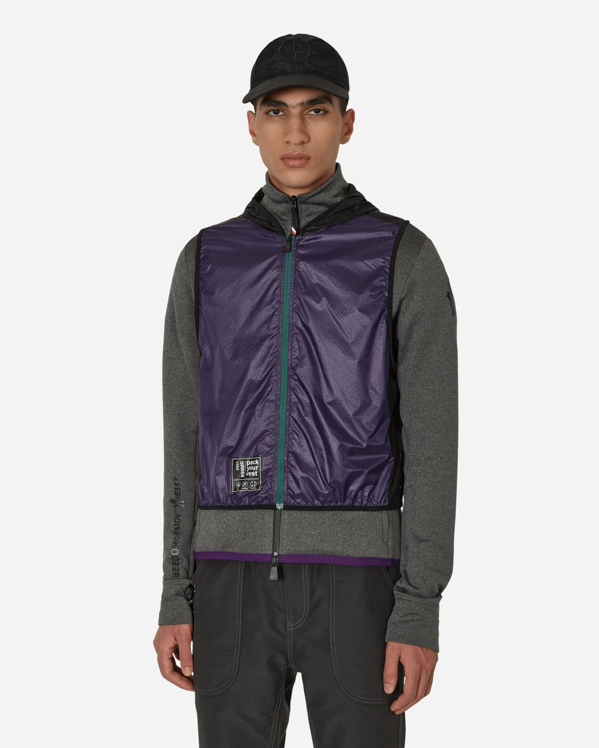 Moncler Grenoble Sweatshirts^Day-Namic Sweatshirt with Vest Grey