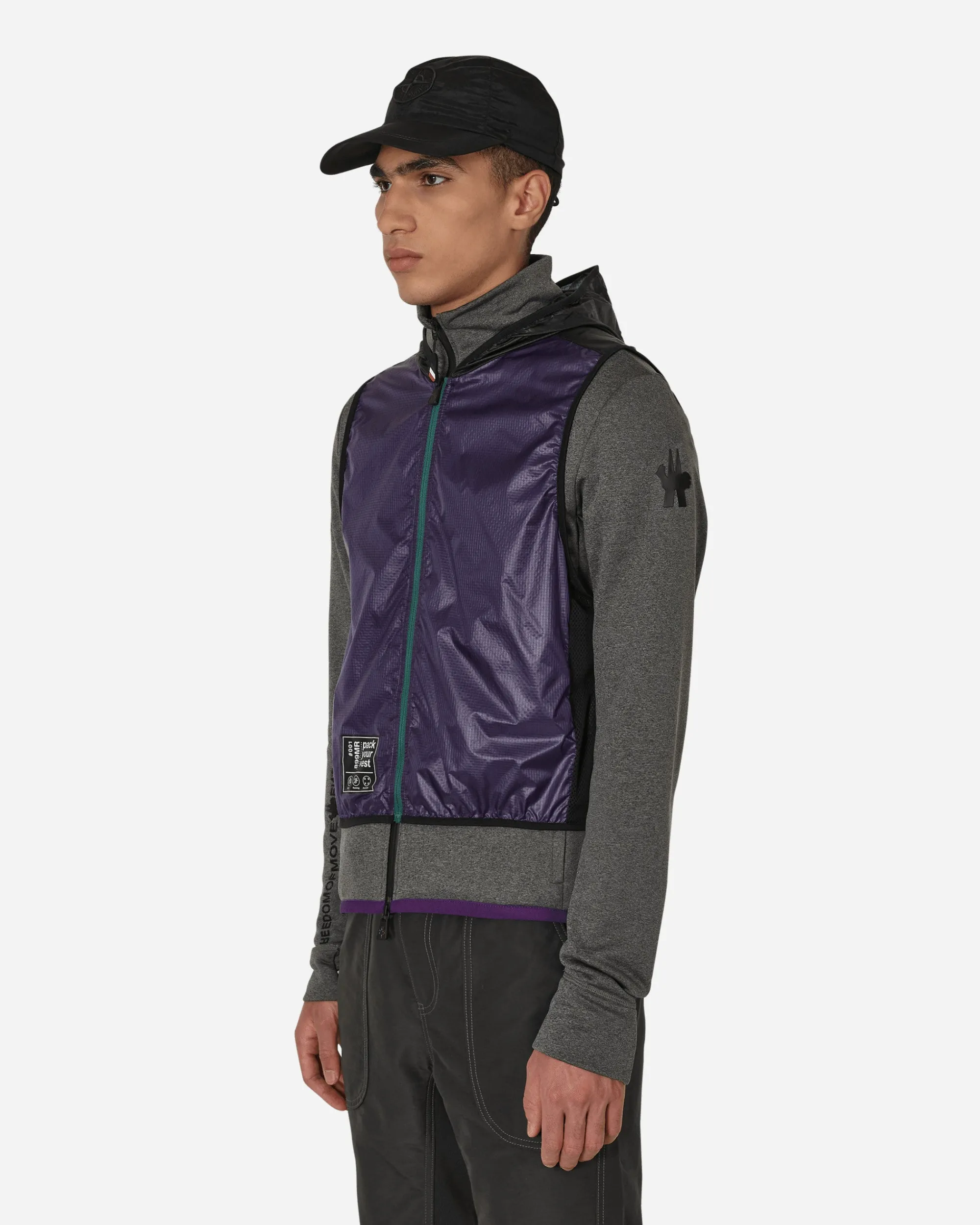 Moncler Grenoble Sweatshirts^Day-Namic Sweatshirt with Vest Grey