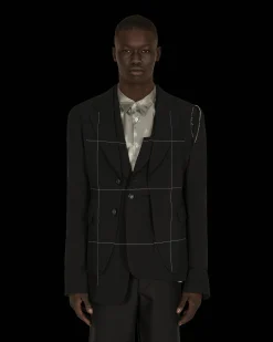 Comme Des Garçons Homme Plus Coats And Jackets^Deconstructed Blazer Black