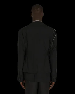 Comme Des Garçons Homme Plus Coats And Jackets^Deconstructed Blazer Black