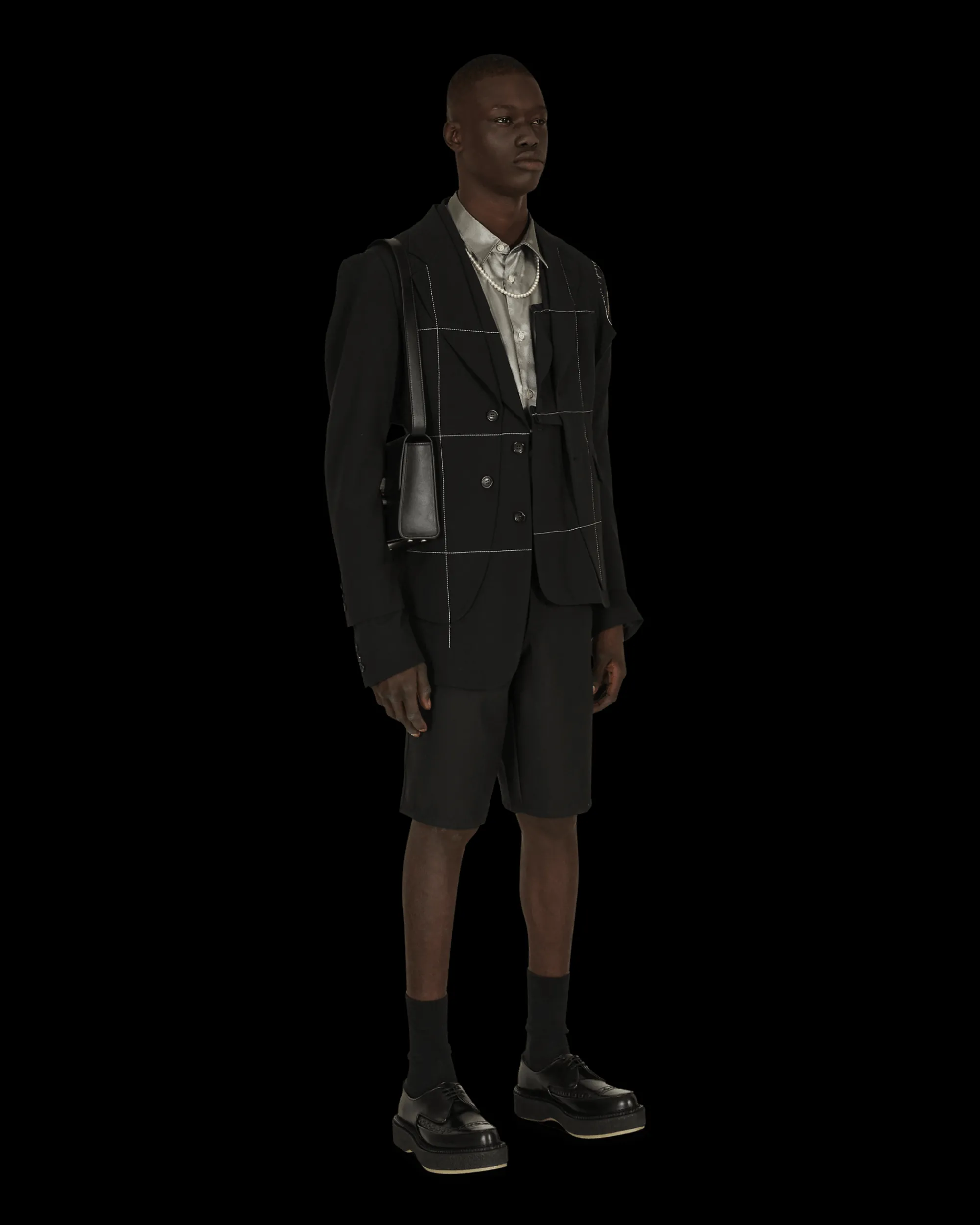 Comme Des Garçons Homme Plus Coats And Jackets^Deconstructed Blazer Black
