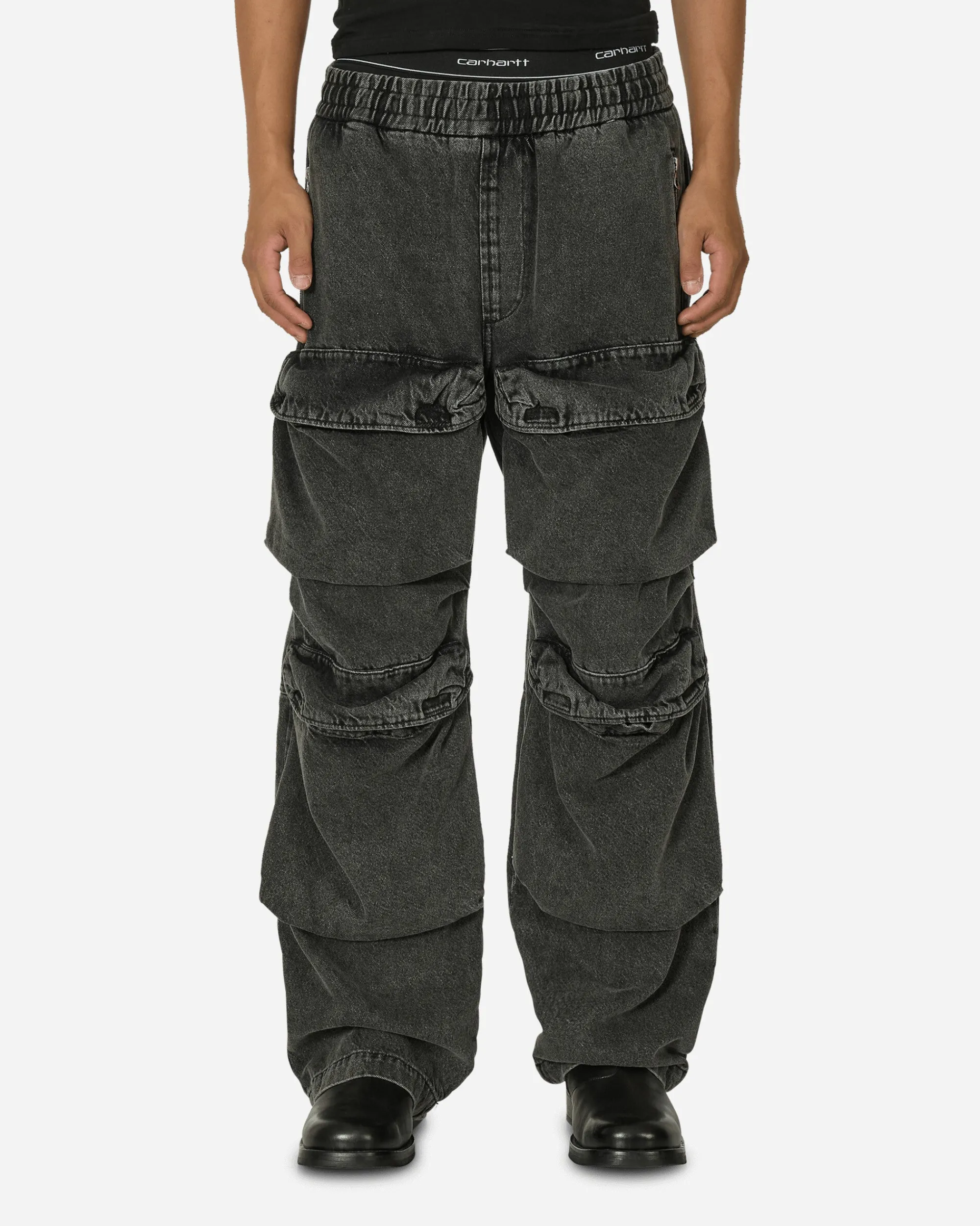 Diesel Pants^Denim Cargo Pants Black