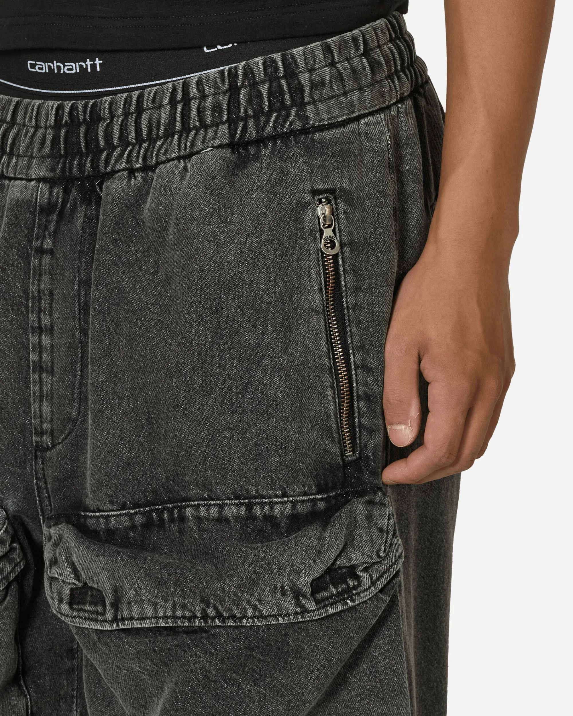 Diesel Pants^Denim Cargo Pants Black