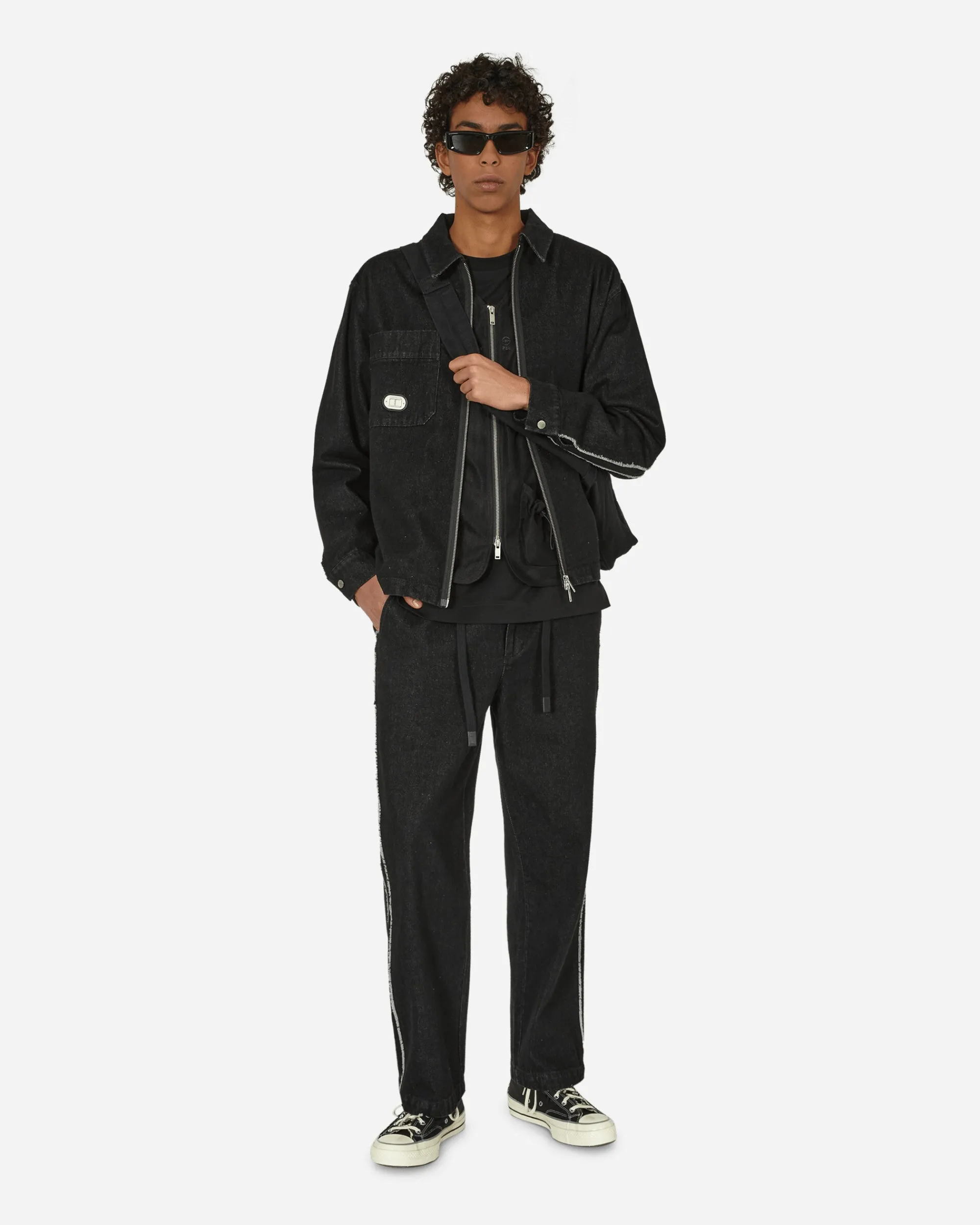 Haydenshapes Shirts^Denim Drop Shirt Jacket Black