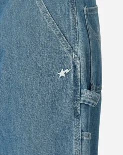 A Bathing Ape Shorts^Denim Painter Shorts Light Indigo