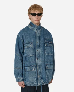 Martine Rose Coats And Jackets^Denim Parka Jacket Blue