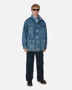 Martine Rose Coats And Jackets^Denim Parka Jacket Blue