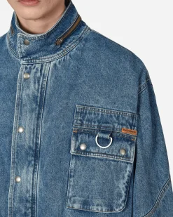 Martine Rose Coats And Jackets^Denim Parka Jacket Blue