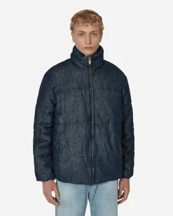 Guess USA Coats And Jackets^Denim Puffer Jacket Blue