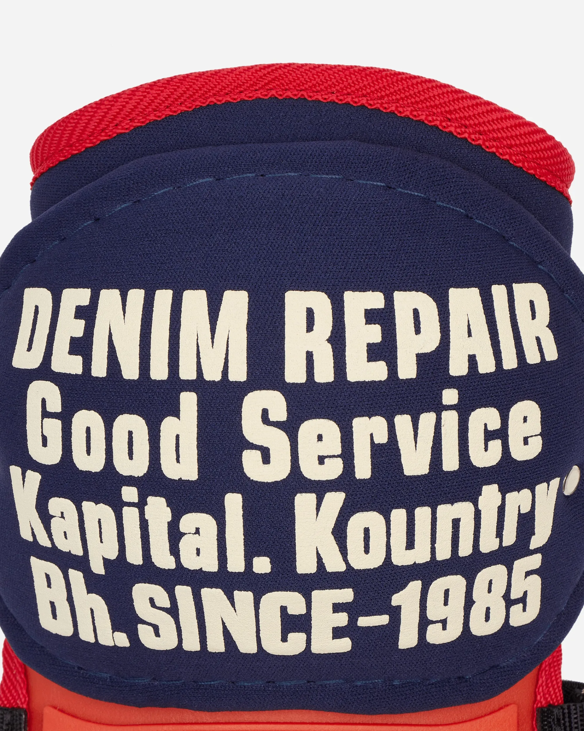 KAPITAL Equipment^Denim Repair Knee Pad Blue