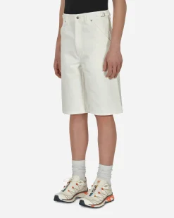 Jil Sander Shorts^Denim Shorts White