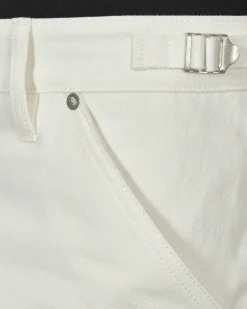 Jil Sander Shorts^Denim Shorts White