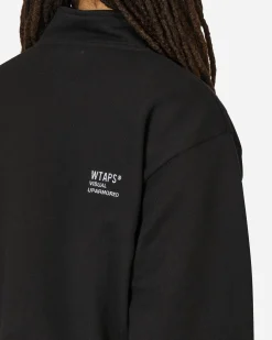 WTAPS Sweatshirts^Depst Half-Zip Sweatshirt Black