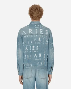 Aries Coats And Jackets^Destroyed Jean Jacket Blue