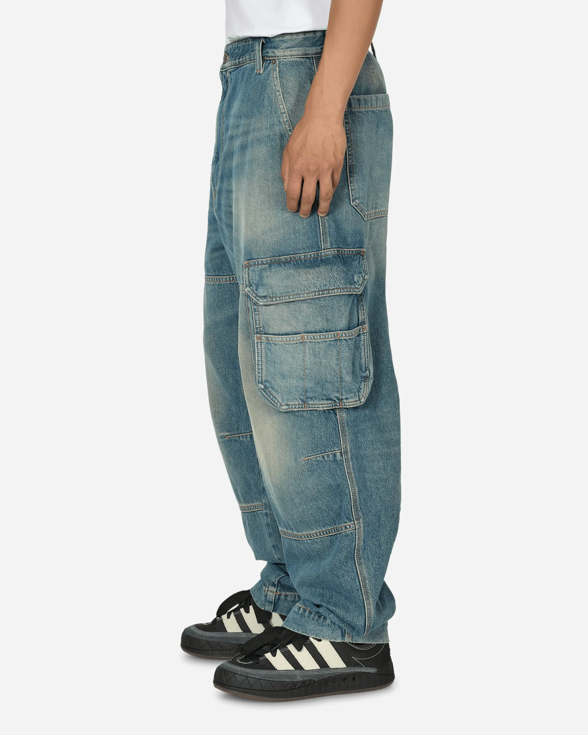 Diesel Pants^D-Fish Straight Jeans Light Blue