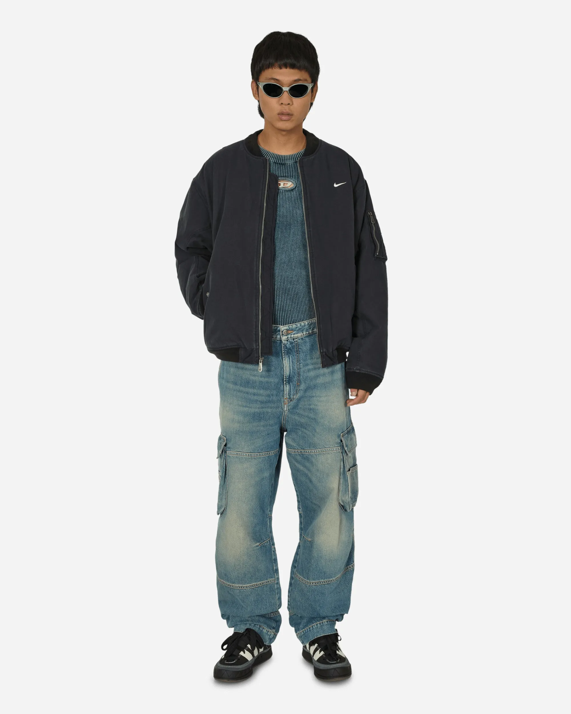 Diesel Pants^D-Fish Straight Jeans Light Blue